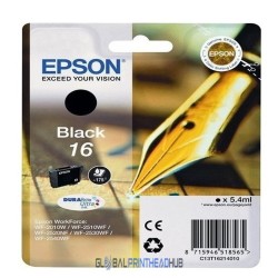 Epson Pen 16 Black Ink Cartridge T1621 C13T16214012